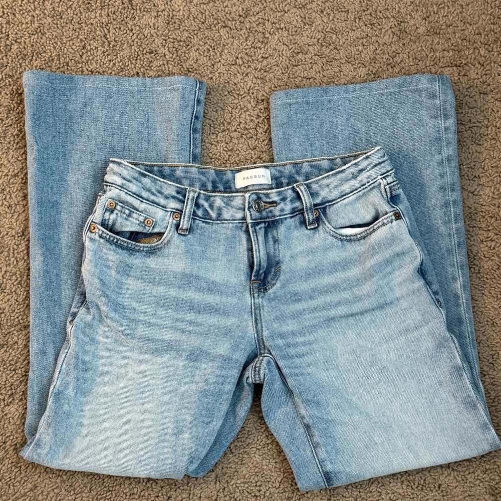 pacsun jade low rise boot jeans size 25s (short girl friendly)